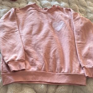 Blush Heart Women's Crew Neck Sweater